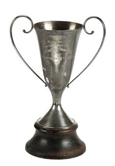 1917 Hopewell Valley High School Trophy Presented to Rube Oldring